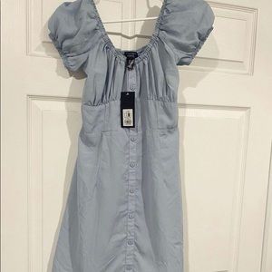 Off the shoulder dress!